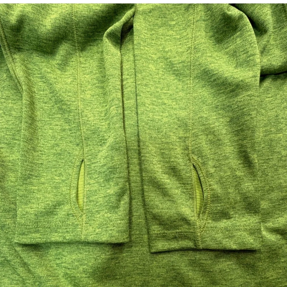 North Face 1/4 Zip Pullover‎ Mens Large Green Active Impulse FlashDry NEW
